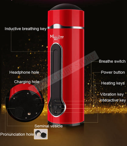 Intelligent Suck Heating Male Masturbator Moaning Interaction Artificial Vagina  Adult Sex Machine Sex Toys for Men