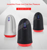 Image of Powerful Automatic Oral Suction Male Masturbator 3 Vibrator Heating Sex Machine Soft Silicone 10 Speeds Adult Sex Toys for Men