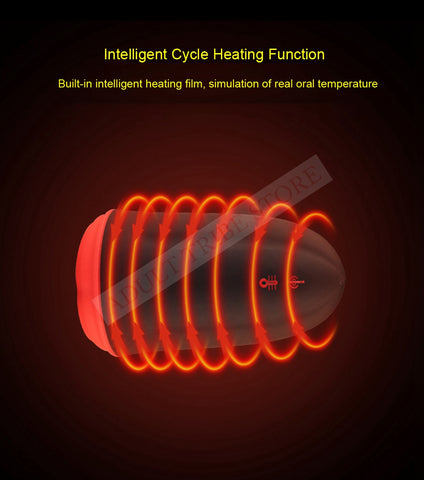 Powerful Automatic Oral Suction Male Masturbator 3 Vibrator Heating Sex Machine Soft Silicone 10 Speeds Adult Sex Toys for Men