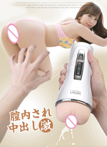 Clip Sucking Artificial Vagina Copy Male Masturbator Voice Interaction Sex Machine Vibration  Adult Sex Toys for Men