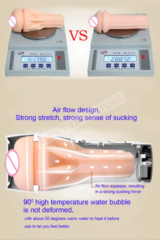 Clip Sucking Artificial Vagina Copy Male Masturbator Voice Interaction Sex Machine Vibration  Adult Sex Toys for Men