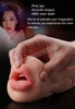 Image of Realistic Oral 3D Deep Throat with Tongue Teeth Maiden Artificial Vagina Male Masturbator Realistic Pussy Oral Sex Toys for Men