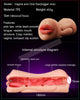 Image of Realistic Oral 3D Deep Throat with Tongue Teeth Maiden Artificial Vagina Male Masturbator Realistic Pussy Oral Sex Toys for Men