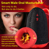 Image of Powerful Automatic Oral Suction Male Masturbator 3 Vibrator Heating Sex Machine Soft Silicone 10 Speeds Adult Sex Toys for Men