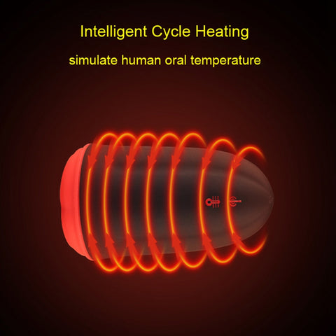 Powerful Automatic Oral Suction Male Masturbator 3 Vibrator Heating Sex Machine Soft Silicone 10 Speeds Adult Sex Toys for Men