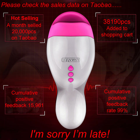 Male masturbator Intelligent Heating Realistic Oral Masturbation Cup 12 Speeds Vibrating  Sex Toys for Men