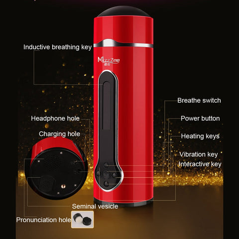 Intelligent Suck Heating Male Masturbator Moaning Interaction Artificial Vagina  Adult Sex Machine Sex Toys for Men