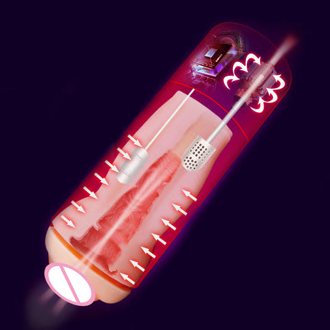 Intelligent Suck Heating Male Masturbator Moaning Interaction Artificial Vagina  Adult Sex Machine Sex Toys for Men