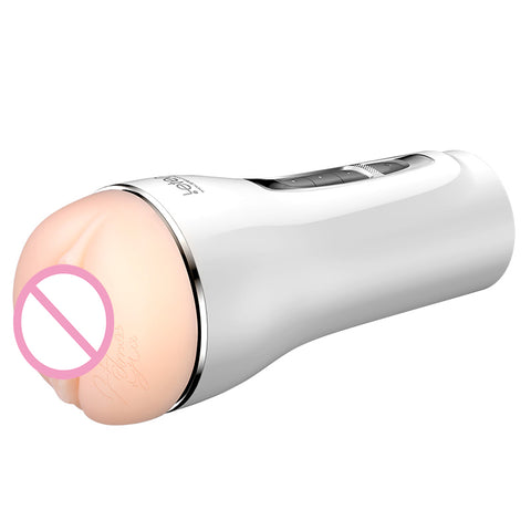 Clip Sucking Artificial Vagina Copy Male Masturbator Voice Interaction Sex Machine Vibration  Adult Sex Toys for Men