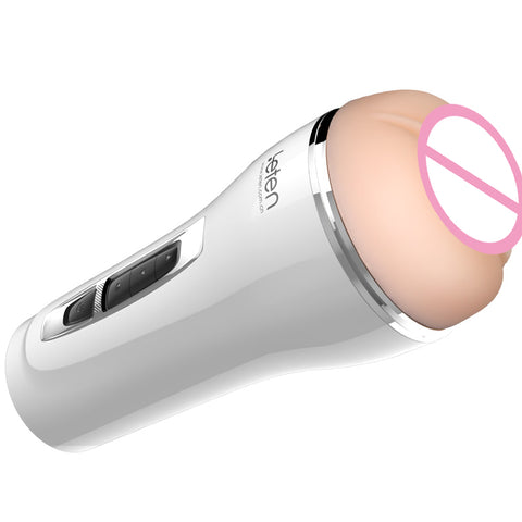 Clip Sucking Artificial Vagina Copy Male Masturbator Voice Interaction Sex Machine Vibration  Adult Sex Toys for Men