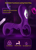 Image of Soft Silicone Penis Ring 10 Speed Vibrator Cock Ring for Men Delay Ejaculation G Spot Stimulation Intimate Sex Toys for Couples