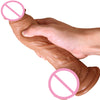 Image of Hot Selling Soft Silicone Dildo Vibrator With Sucker Realistic Male Artificial Penis 12 kinds vibrating Swing Sex Toys for Women