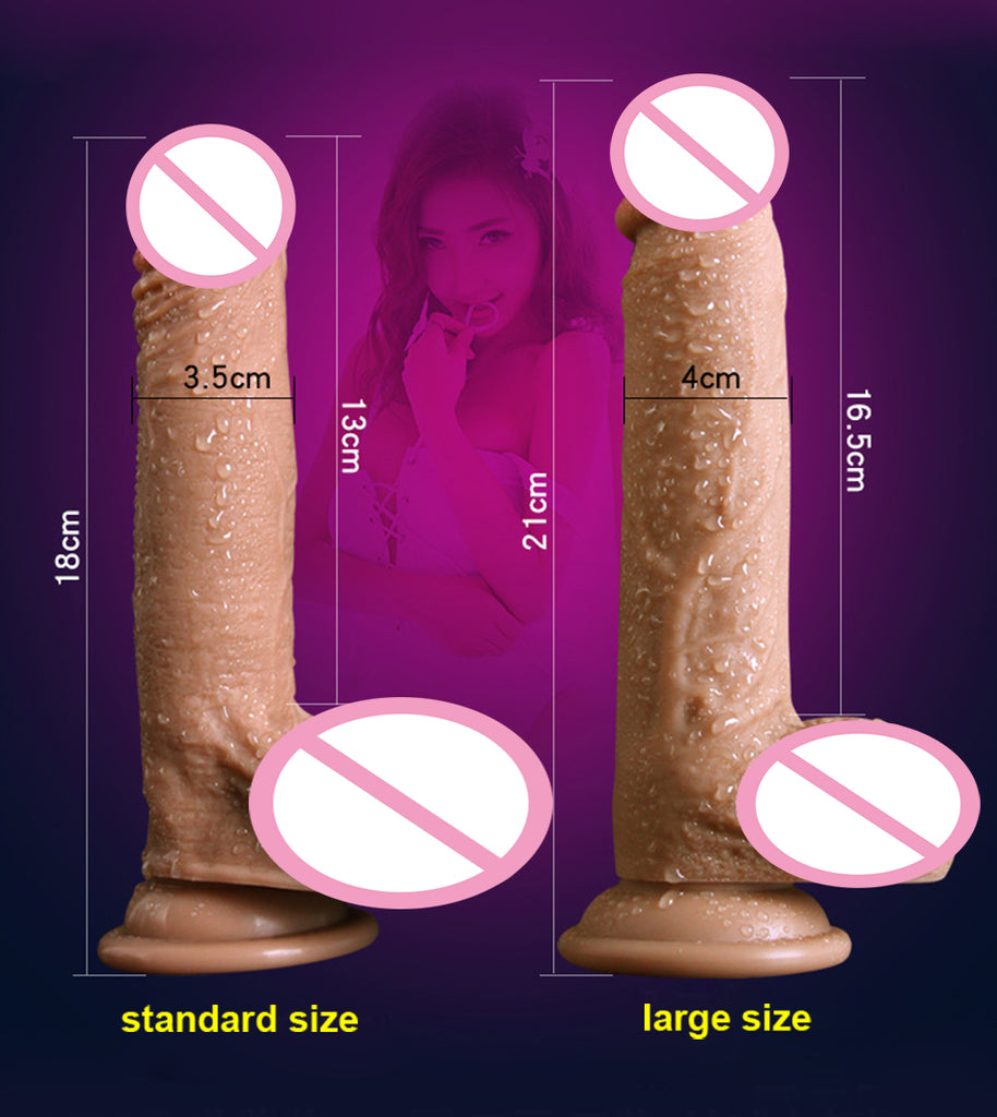 Hot Selling Soft Silicone Dildo Vibrator With Sucker Realistic Male Ar –  toyamazing