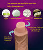 Image of Hot Selling Soft Silicone Dildo Vibrator With Sucker Realistic Male Artificial Penis 12 kinds vibrating Swing Sex Toys for Women