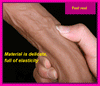 Image of Hot Selling Soft Silicone Dildo Vibrator With Sucker Realistic Male Artificial Penis 12 kinds vibrating Swing Sex Toys for Women