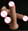 Image of Hot Selling Soft Silicone Dildo Vibrator With Sucker Realistic Male Artificial Penis 12 kinds vibrating Swing Sex Toys for Women