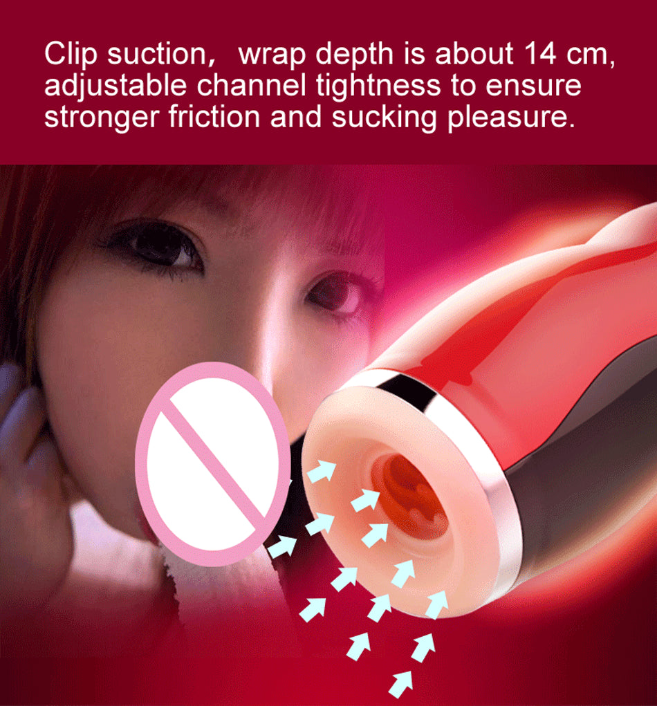 New Oral Sucks Male Masturbator Deep Throat Clip Suction Sex Machine I –  toyamazing