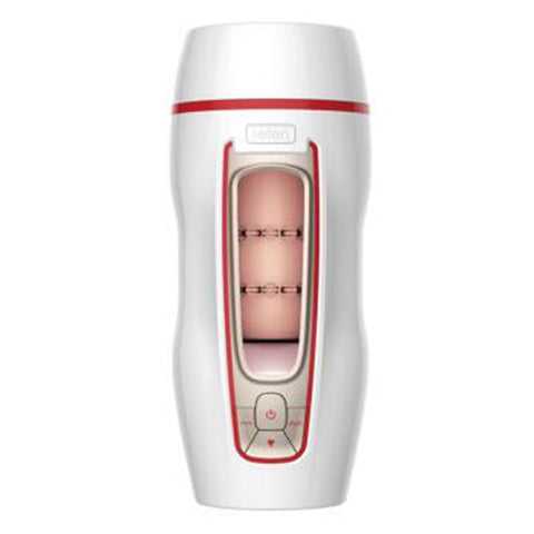 Leten Automatic Masturbation Cup Realistic Vagina Strong Suction Vibration Sex Masturbator for Men